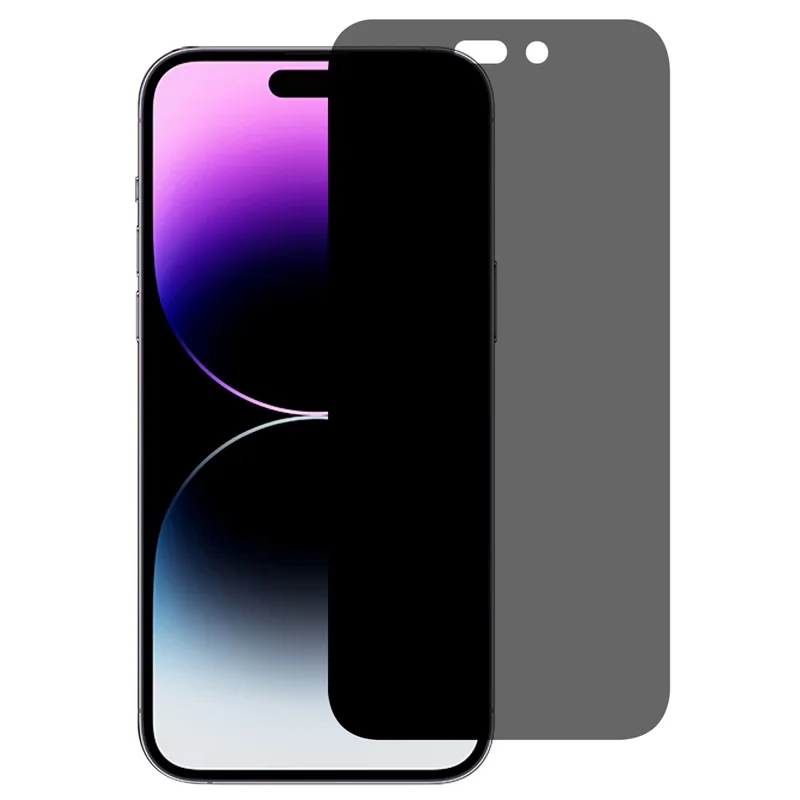 For iPhone 16 Anti-spy Tempered Glass Screen Protector Anti-scratch Full Coverage Screen Film - 1