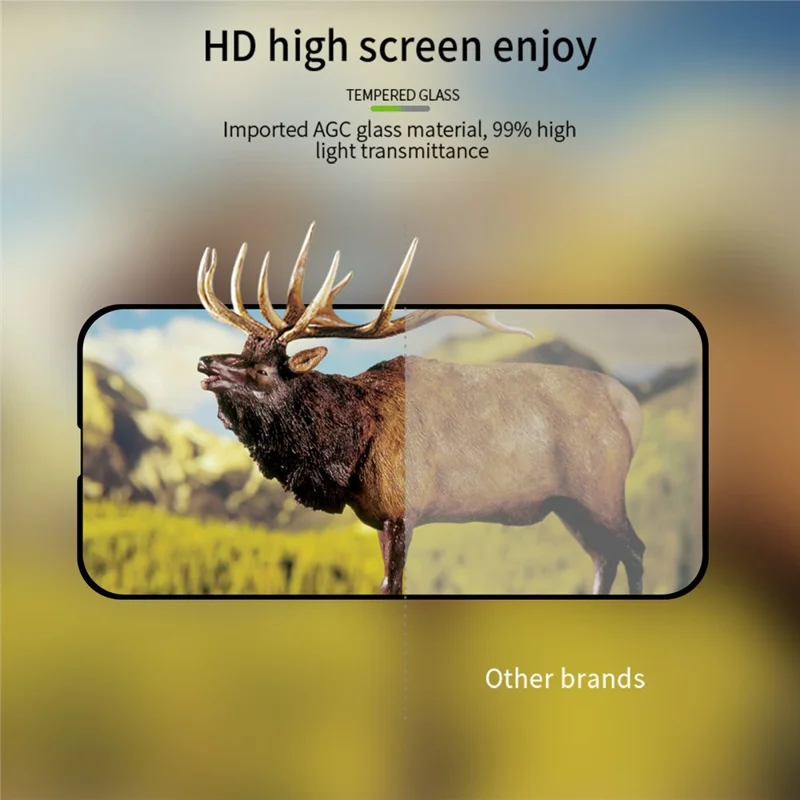 MOFI JK Series-1 for iPhone 17e / 16e Screen Protector Anti-Explosion 9H Hardness Full Cover Screen Film - 11