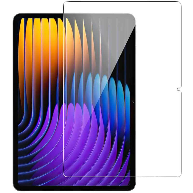 For Xiaomi Poco Pad X1 / Pad 8 Pro / Pad 8 / Pad 7 Pro / Pad 7 Tempered Glass Screen Protector 2.5D Straight Edge Screen Film - 1