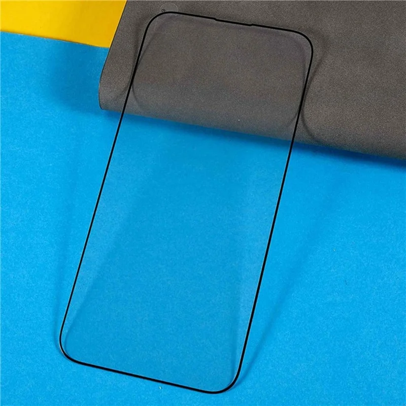 Bulk Purchasing For iPhone 16 Pro Screen Protector Anti-Static Silk Printing Black Arc Edges High Aluminum-Silicon Glass Film - 3