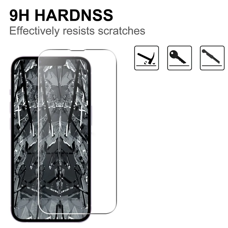 For iPhone 17e / 16e Screen Protector HD Tempered Glass Film 2.5D - 3
