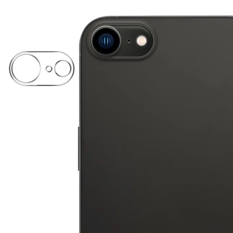 For iPhone 17e / 16e Camera Lens Protector Arc Edge Clear Tempered Glass Film - 1