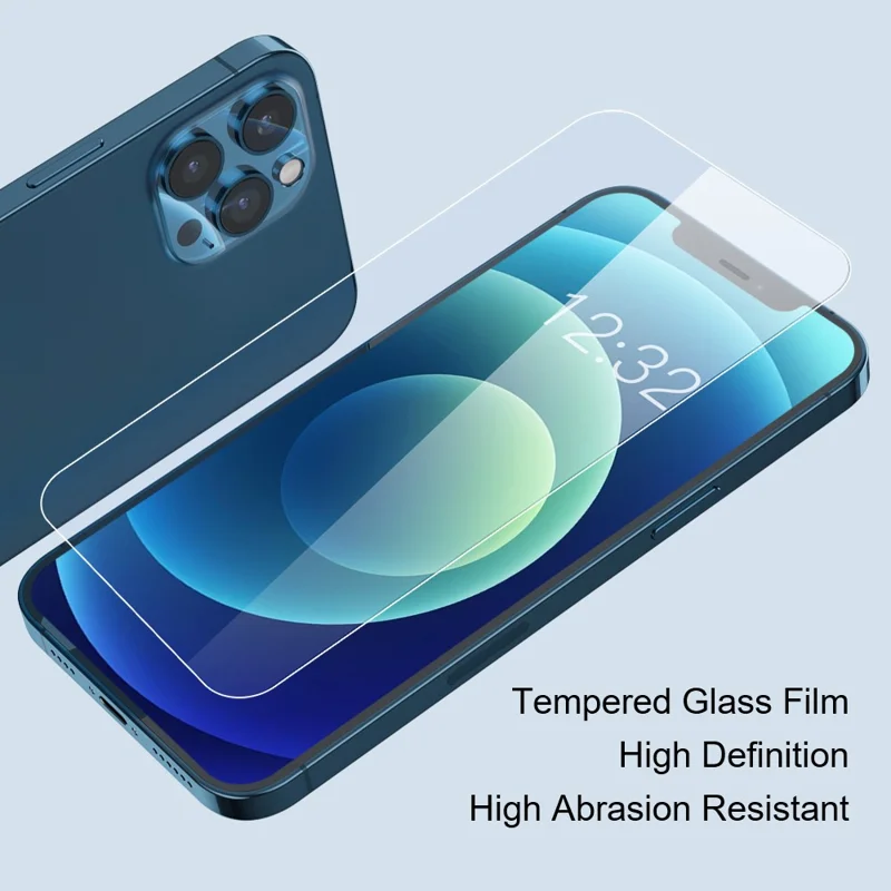AMORUS For iPhone 17e / 16e Screen Protector 2.5D Arc Edge 9H High Aluminum-Silicon Glass Film - 8