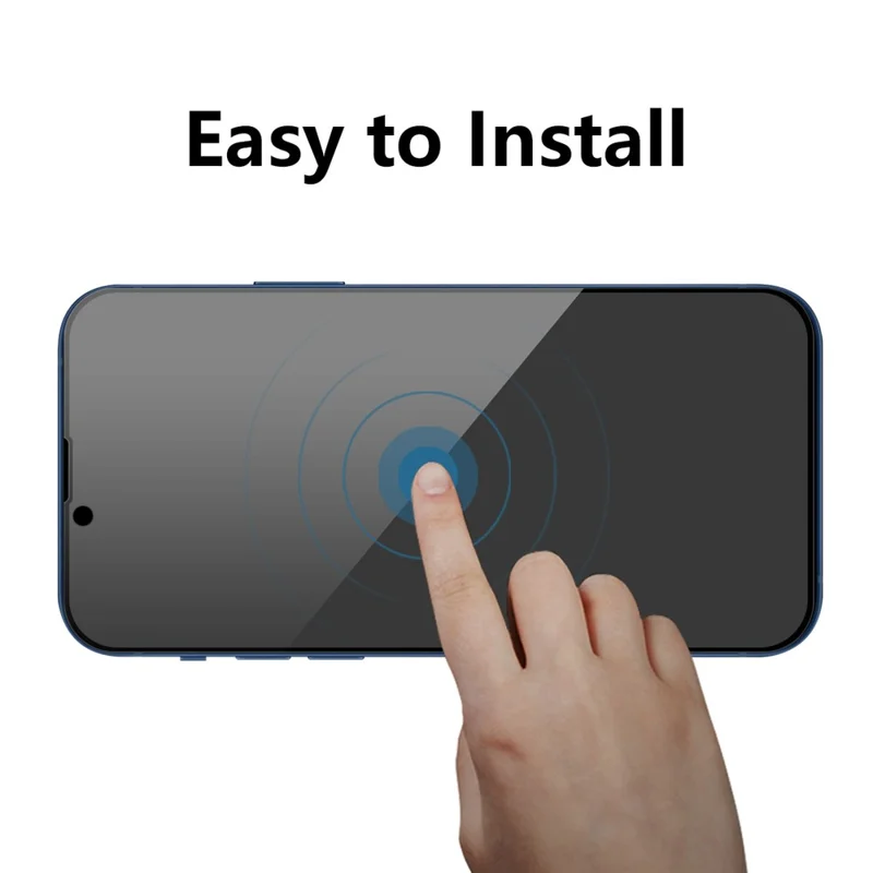 ENKAY HAT PRINCE For iPhone 17e / 16e Privacy Screen Protector 28-degree Anti-Spy Tempered Glass - Black - 8