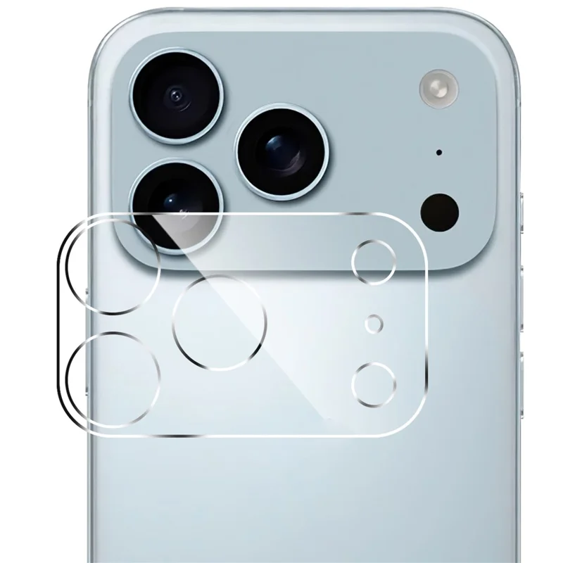 For iPhone 17 Pro Max Camera Lens Protector Arc Edge Clear Tempered Glass Film - 1