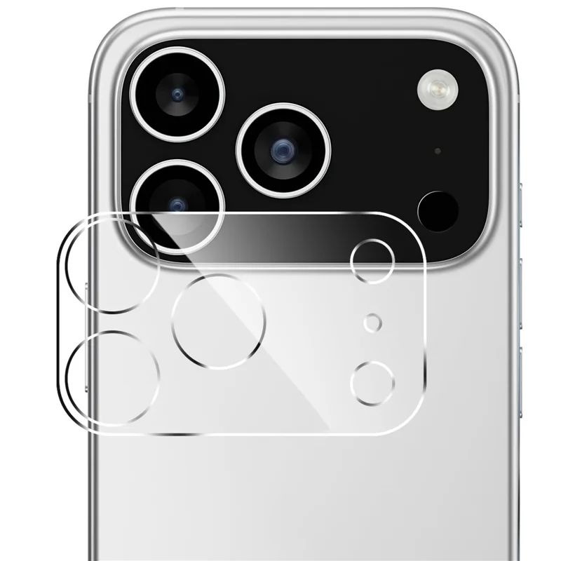 For iPhone 17 Pro Camera Lens Protector Arc Edge Clear Tempered Glass Film - 1