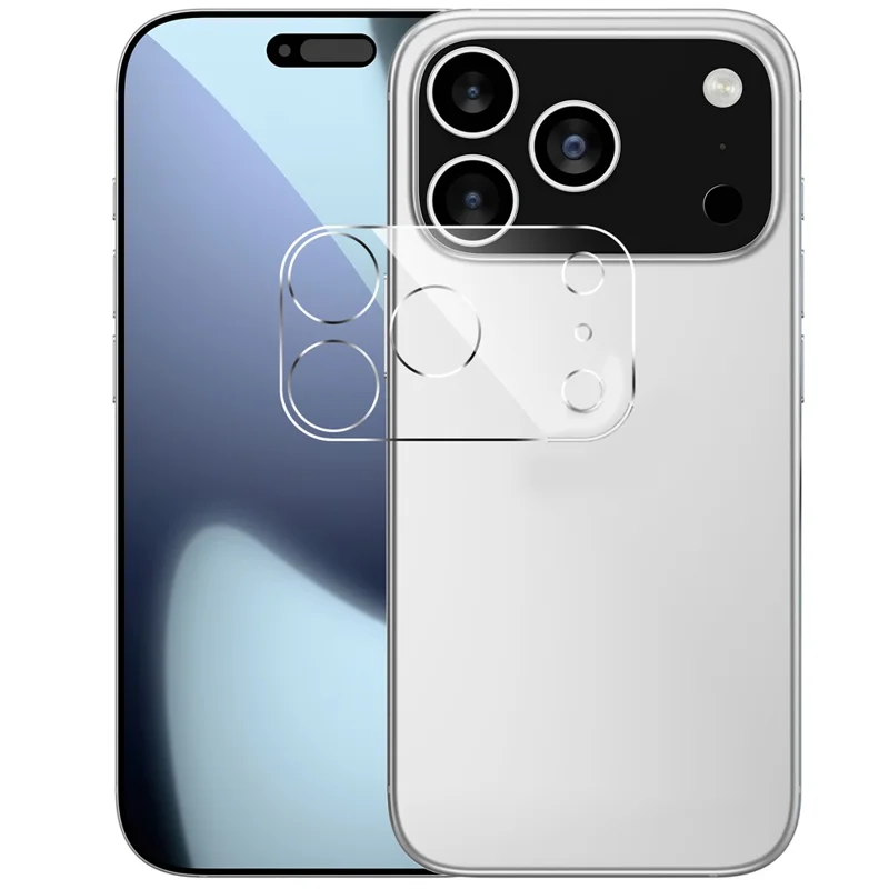 For iPhone 17 Pro Camera Lens Protector Arc Edge Clear Tempered Glass Film - 2