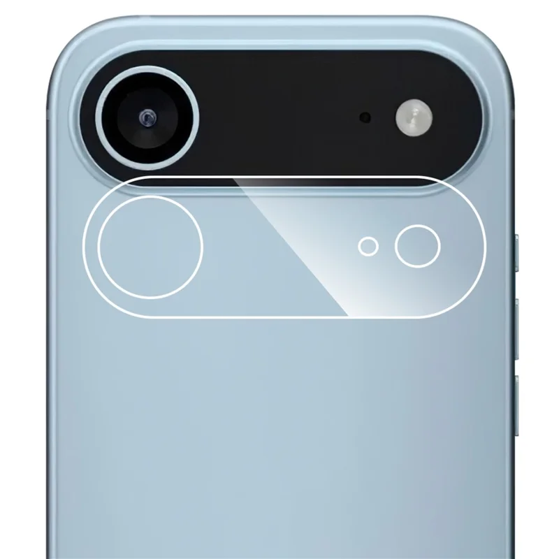 For iPhone Air Camera Lens Protector Arc Edge Clear Tempered Glass Film - 1
