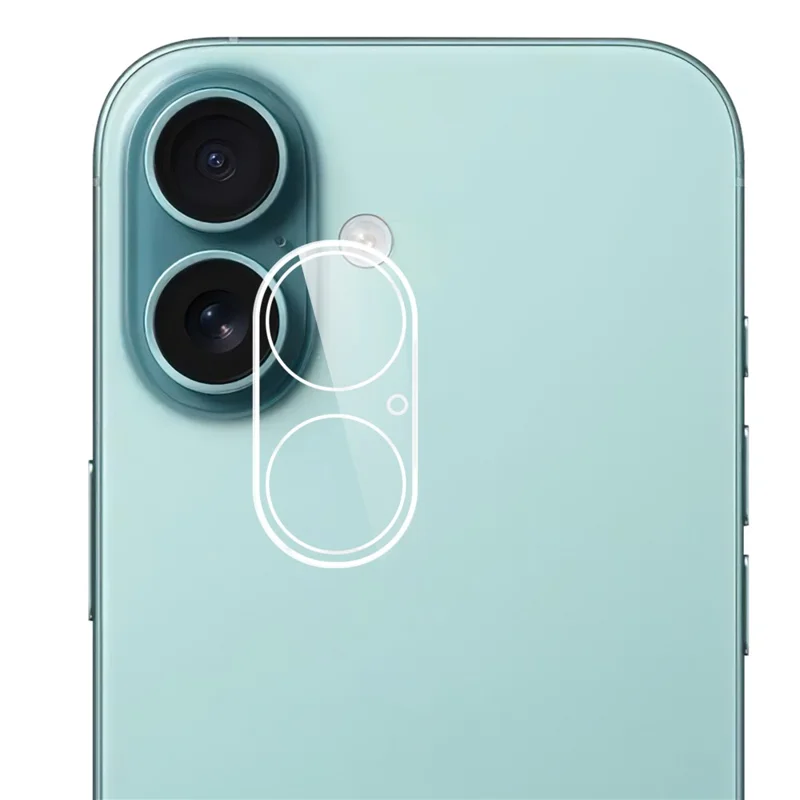For iPhone 17 Camera Lens Protector Arc Edge Clear Tempered Glass Film - 1