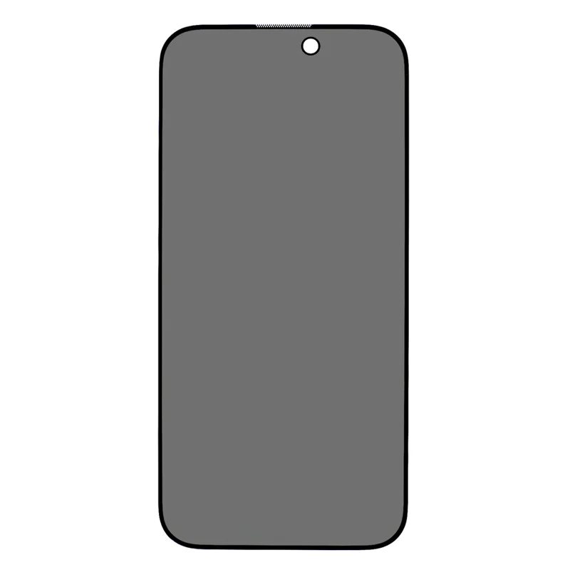For iPhone 17 Pro Max Anti-Peep Tempered Glass Full Covering Silk Printing Screen Protector - 2