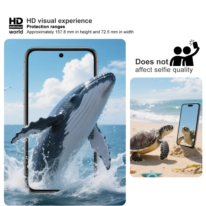IMAK H Series For iPhone 17 Pro Max Tempered Glass Screen Protector Shatter-Proof Protection - 4
