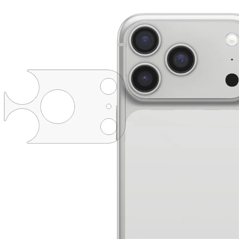 For iPhone 17 Pro Camera Lens Film Ultra Thin Matte Anti Scratch PET Lens Base Protector - 1
