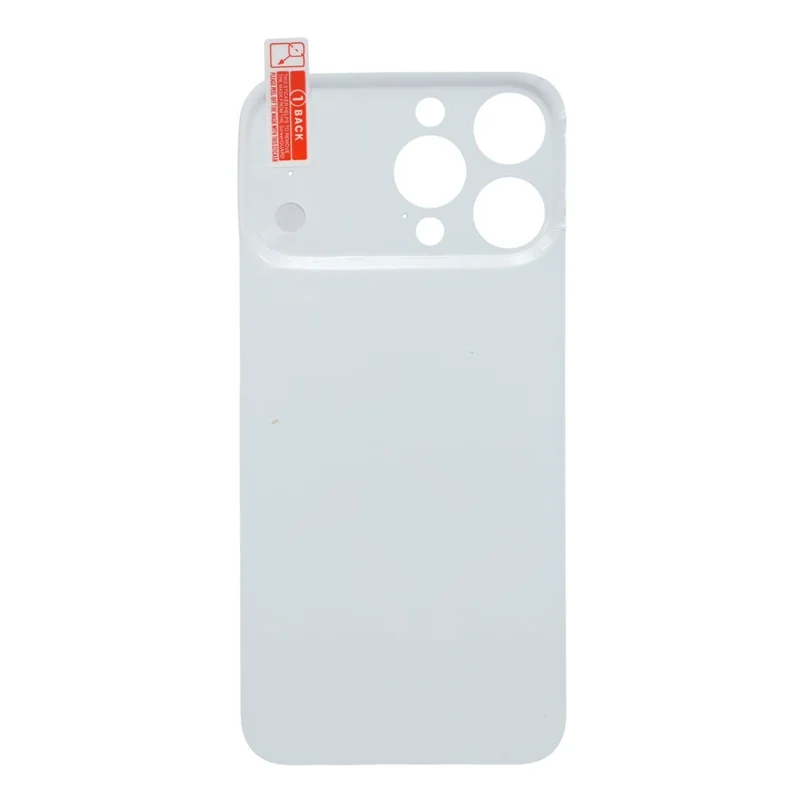 For iPhone 15 Pro Max Back Cover Film Transform to 17 Pro Max Full Coverage PMMA Phone Back Protector - Orange - 3