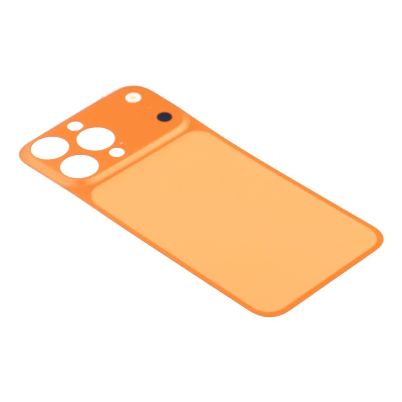 For iPhone 15 Pro Max Back Cover Film Transform to 17 Pro Max Full Coverage PMMA Phone Back Protector - Orange - 5