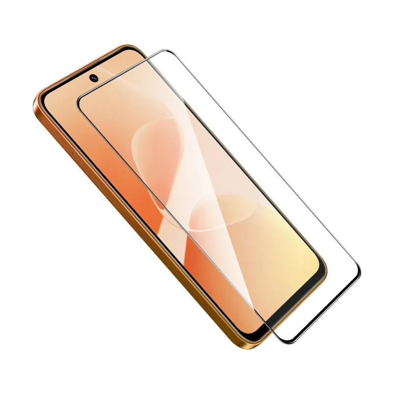 ENKAY HAT PRINCE For Infinix Smart 20 4G Screen Protector 9H Silk Printing 0.26mm Full Glue Full Coverage Tempered Glass Film - Transparent - 1