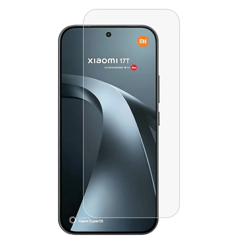 AMORUS For Xiaomi 17T Pro High Aluminum-silicon Glass Film Anti-Scratch 2.5D Arc Edge Screen Protector, NOT Complete Covering - Transparent - 1