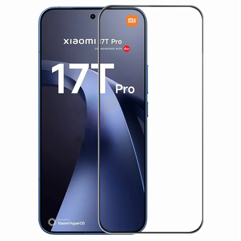 RURIHAI For Xiaomi 17T Pro Screen Protector High Aluminum-Silicon Glass Phone Screen Film - 1