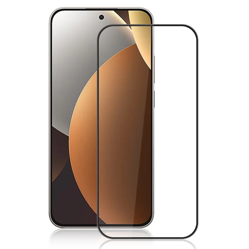 MOCOLO For Xiaomi Redmi Note 15 Pro 5G (Global) Full Screen Protector Anti-Shatter Silk Printing Full Glue Tempered Glass Film - Black - 1