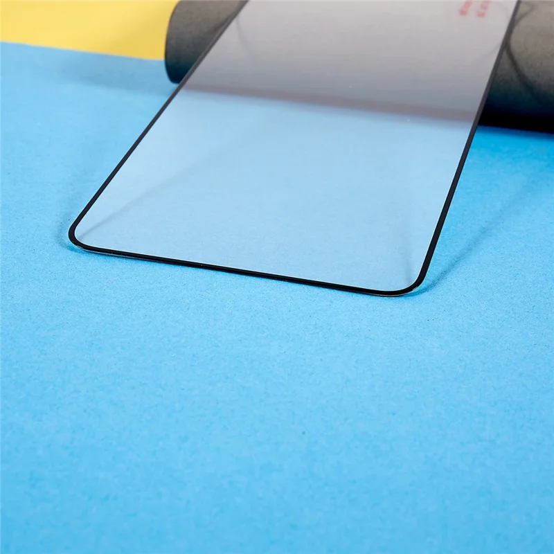 For iPhone 18 Pro Max Tempered Glass Film Silk Printing Full Glue Secondary Hardening Full Screen Protector - Black - 5