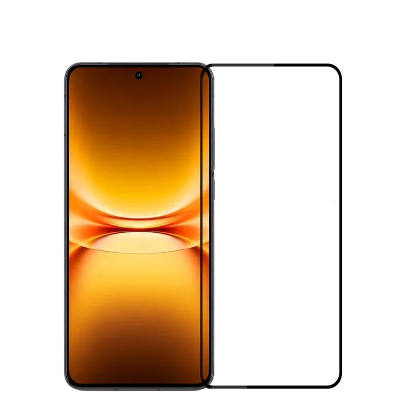 PINWUYO for vivo iQOO 15T 5G Tempered Glass Film JK Series-2 9H Full Glue Full Screen Protector - Black - 1
