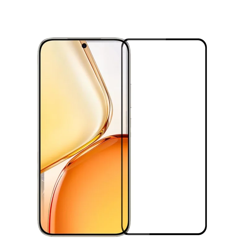 PINWUYO for Honor X80 Pro Max 5G Tempered Glass Film JK Series-2 9H Full Glue Full Screen Protector - Black - 1