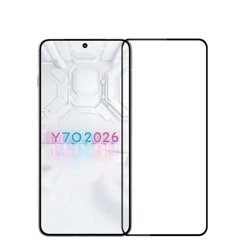 MOFI for Lenovo Legion Y70 (2026) Screen Protector 9H Full Glue Full Coverage High Aluminum-Silicon Glass Film - Black - 1