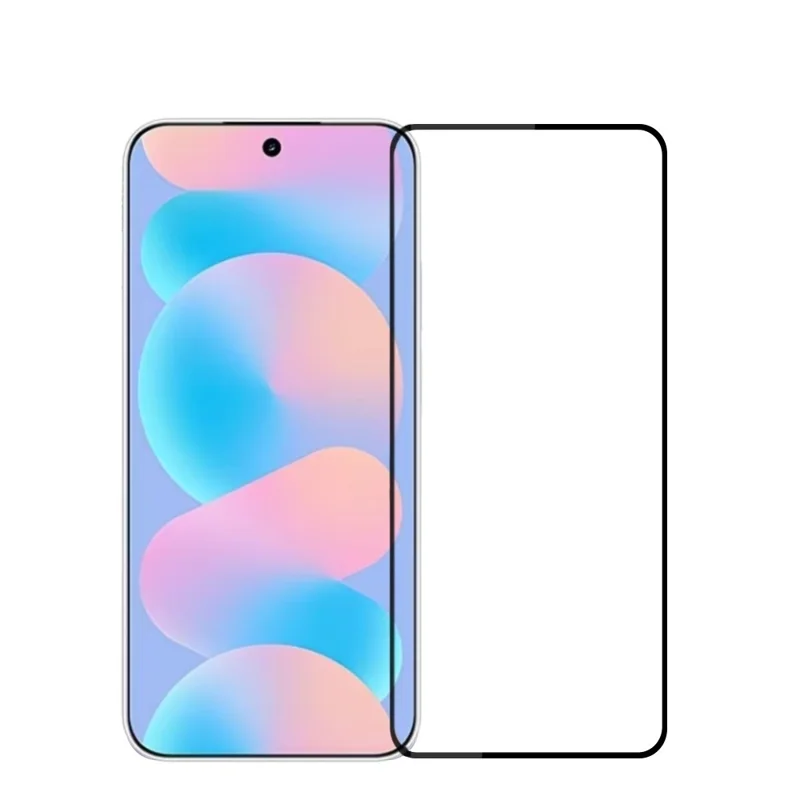 MOFI for Huawei nova 16z 5G Screen Protector 9H Full Glue Full Coverage High Aluminum-Silicon Glass Film - Black - 1