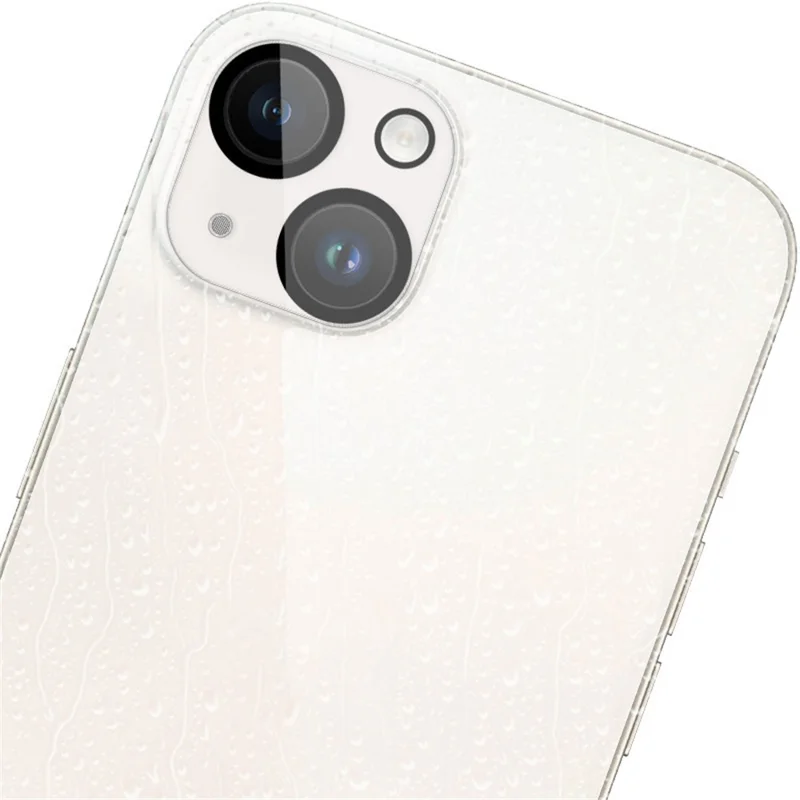 IMAK For iPhone 15 / 15 Plus Integrated Camera Lens Film Tempered Glass Lens Protector + Acrylic Lens Cap - 6