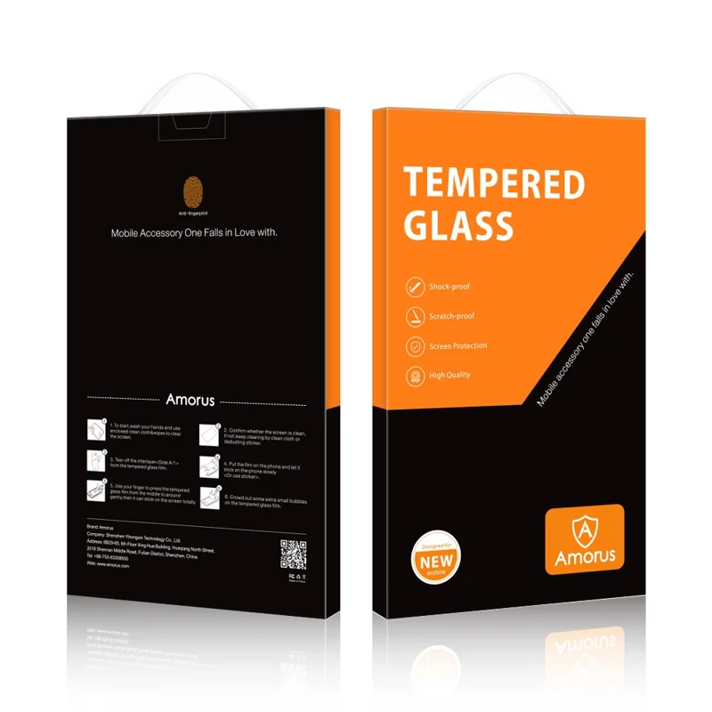 AMORUS For iPhone 15 Pro 2.5D Arc Edge High Aluminum-silicon Glass Film Ultra Clear Phone Screen Protector - 10