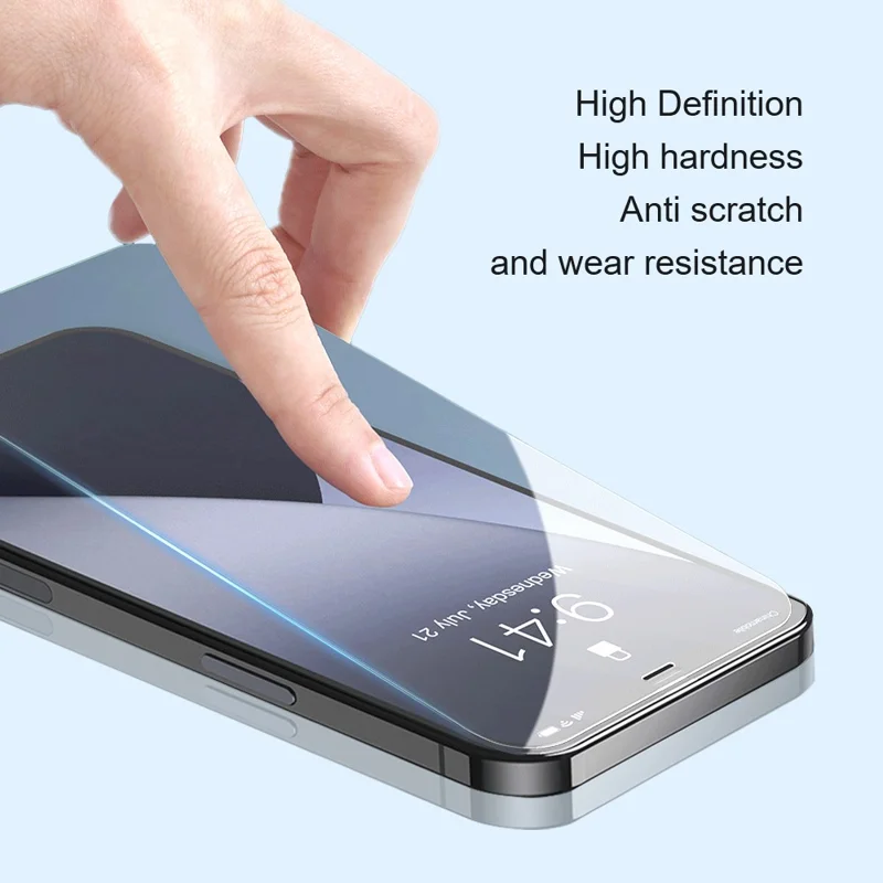 AMORUS For iPhone 15 Pro 2.5D Arc Edge High Aluminum-silicon Glass Film Ultra Clear Phone Screen Protector - 3