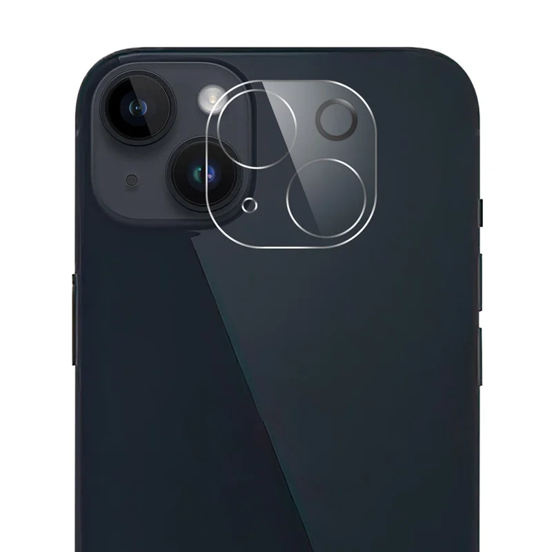 Camera Lens Protector for iPhone 15 / 15 Plus , 9H Tempered Glass Scratch Resistant Clear Phone Back Lens Film - 1