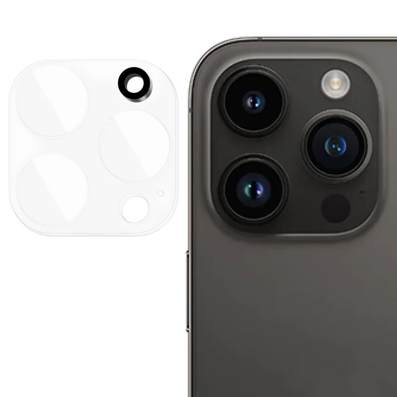 For iPhone 15 Pro / 15 Pro Max Tempered Glass Phone Lens Protector One-piece Lens Anti-scratch Film - 1
