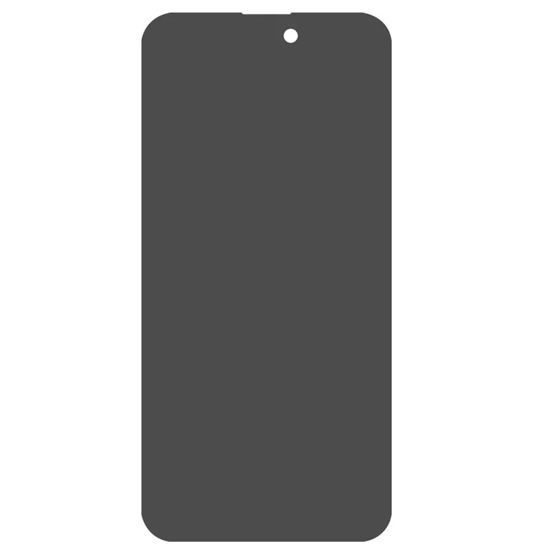 For iPhone 15 Pro Privacy Screen Protector 180-Degree Anti-Spy Tempered Glass Full Coverage Film - 2