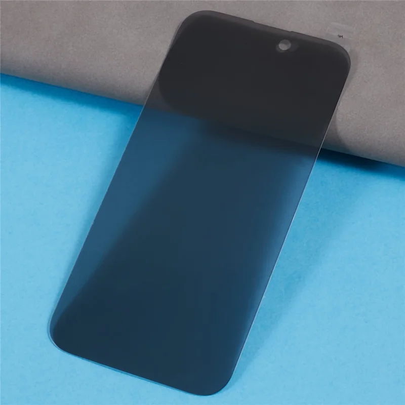 For iPhone 15 Pro Privacy Screen Protector 180-Degree Anti-Spy Tempered Glass Full Coverage Film - 3