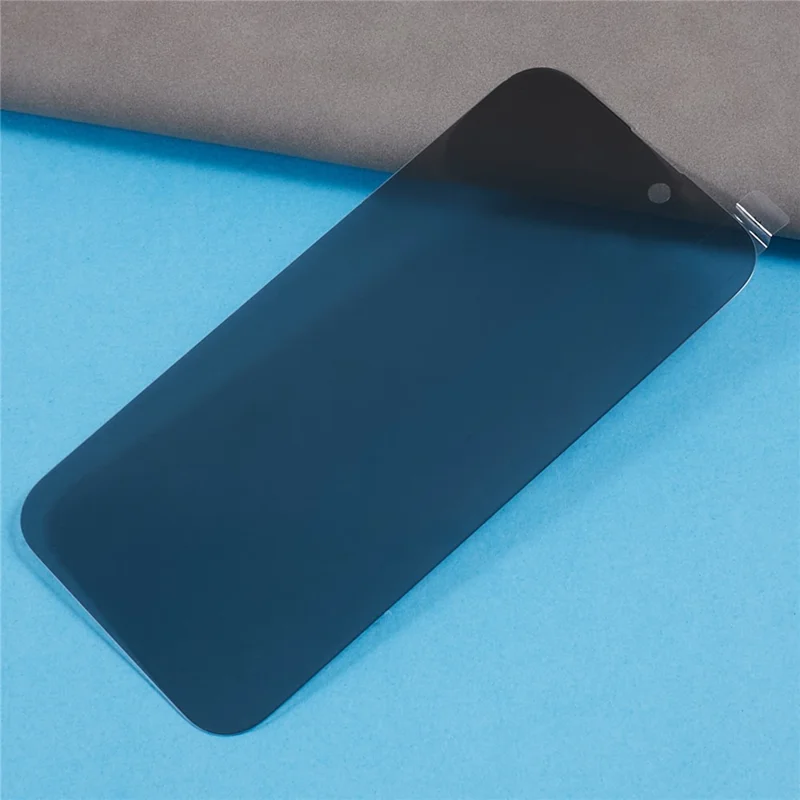 For iPhone 15 Pro Privacy Screen Protector 180-Degree Anti-Spy Tempered Glass Full Coverage Film - 6