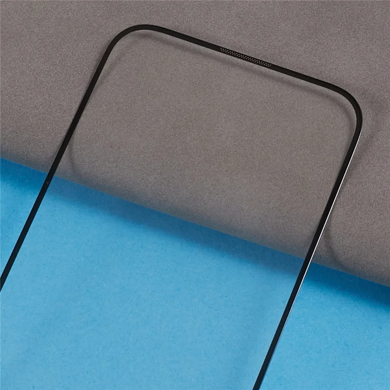 For iPhone 15 Silk Printing Screen Film 20D Tempered Glass Full Glue Complete Screen Covering Protector - 6