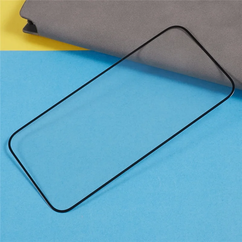 For iPhone 15 Silk Printing Screen Film 20D Tempered Glass Full Glue Complete Screen Covering Protector - 8