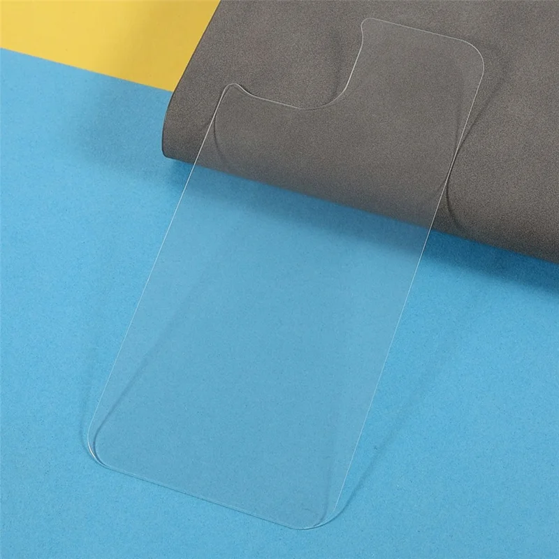 For iPhone 15 Pro Tempered Glass Phone Back Protector 0.3mm Arc Edge HD Clear Back Film - 3