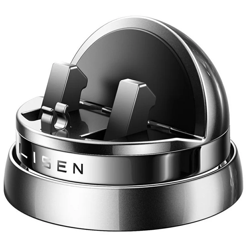 LISEN Car Dashboard Phone Holder 360 Degree Rotation 20KG Suction Anti-Slip Mount for Phone GPS - Black - 1