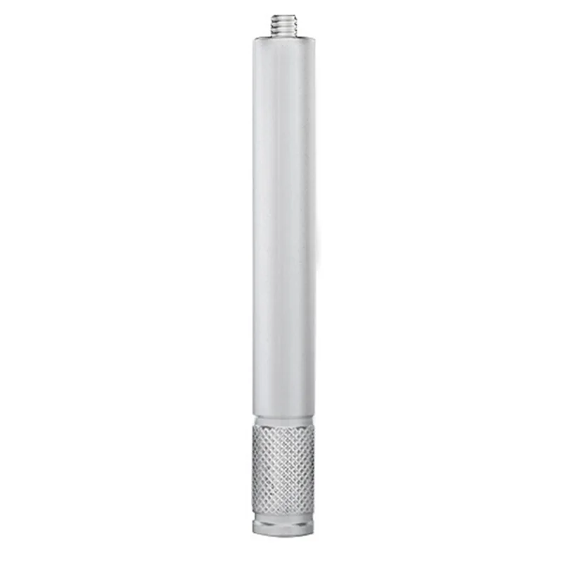 LANPARTE 1 / 4 Screw Metal Extension Rods Cell Phone Mount Adapter Stick - Silver - 1