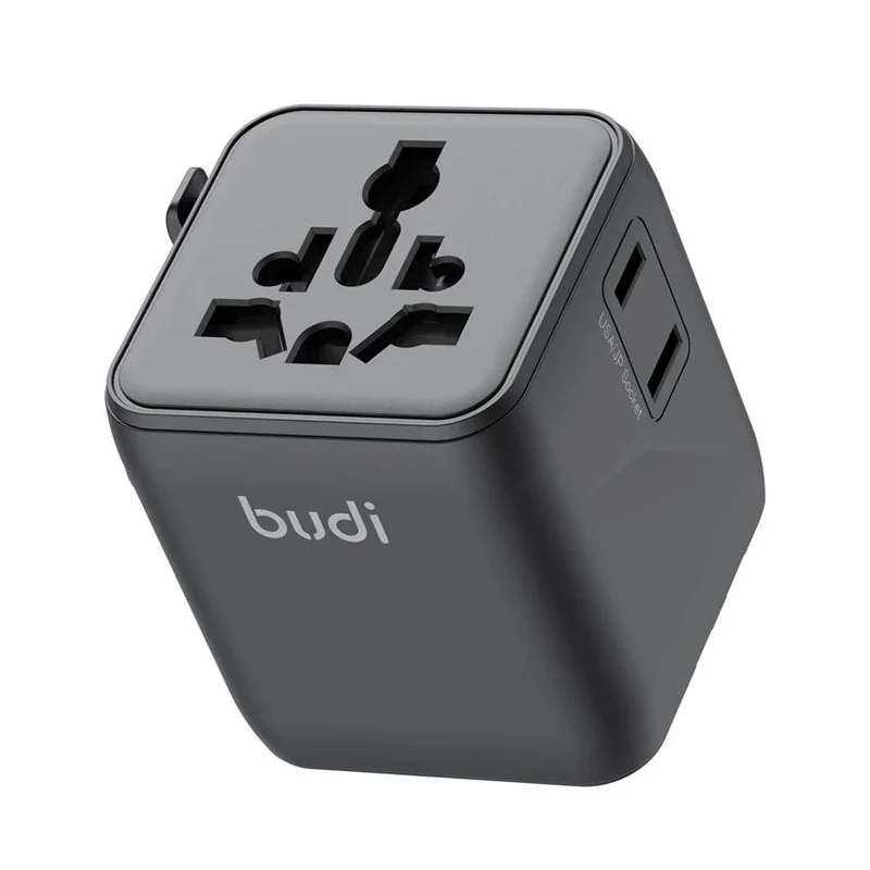 BUDI AC362B Global Travel Socket Converter Adapter Power Plug Wall Charger Block - 1