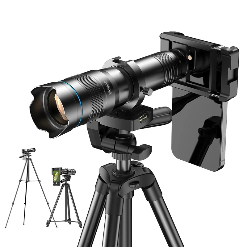APEXEL APL-36XCR50 Aluminum Alloy 36X Telephoto Lens Phone Camera for Bird Watching Hiking - 1