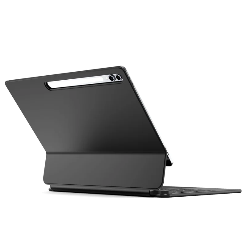 DUX DUCIS For Samsung Galaxy Tab S11 Ultra Bluetooth-compatible Keyboard Leather Case with Magnetic Floating Stand - Black - 1