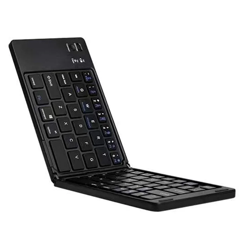 COTECI 64017 Wireless Foldable Bluetooth-compatible Keyboard Portable Keypad Keyboard for Android iOS Windows - Black - 1