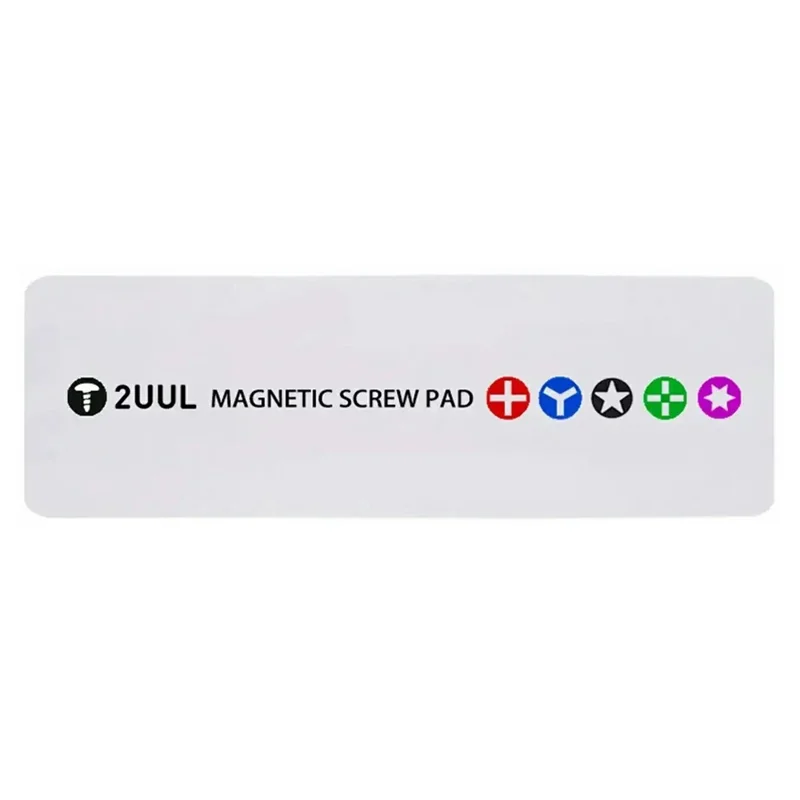 2UUL ST93 14x3.5cm Magnetic Screw Pad Accessories Organizer Mat for Phone Repairing - 1