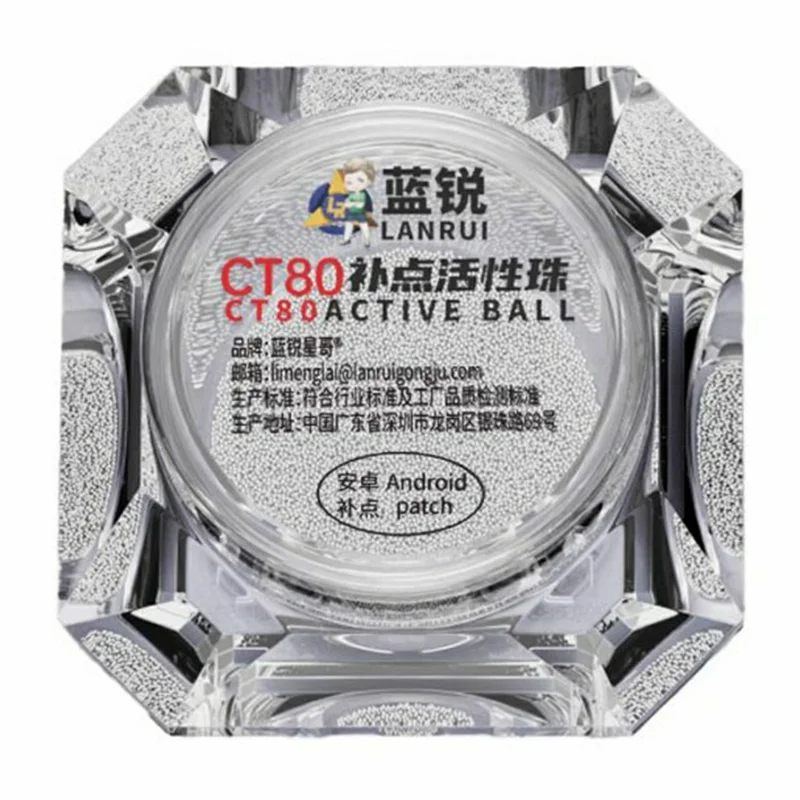 LANRUI CT80 25000Pcs / 1 Bottle Fill Active Beads Solder Ball for Android Motherboard Repair - 1