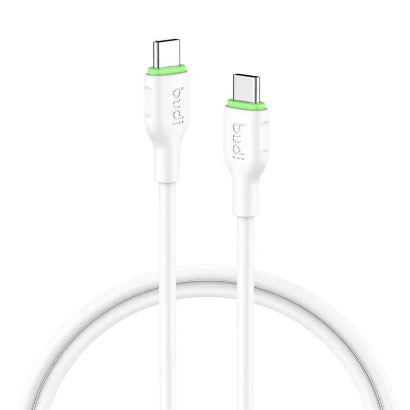 BUDI DC261TT30W 3m 65W Fast Charging Type C Cable Soft TPE USB C to USB C Data Cord - 1