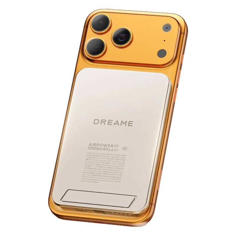 DREAME Ultra Thin Magnetic Power Bank 20W Fast Charging 5000mAh Portable Phone Charger for Travel - 5000Mah - 1