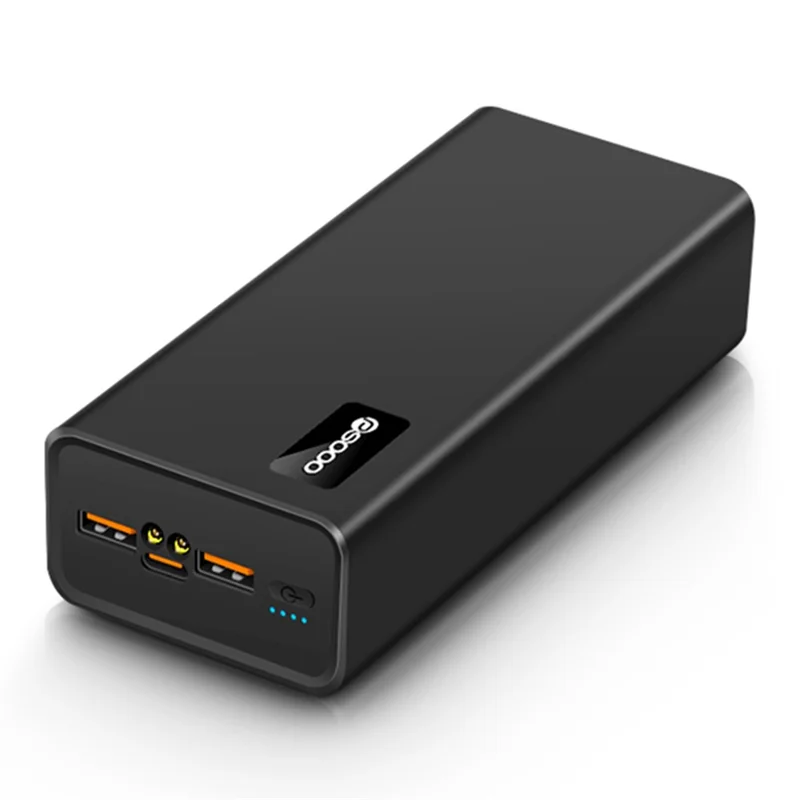 PSOOO M16 65W Bi-Directional Charging Power Bank 30000mAh 22.5W Super-Fast Charger Laptop Charging Station with LED Lights - 1