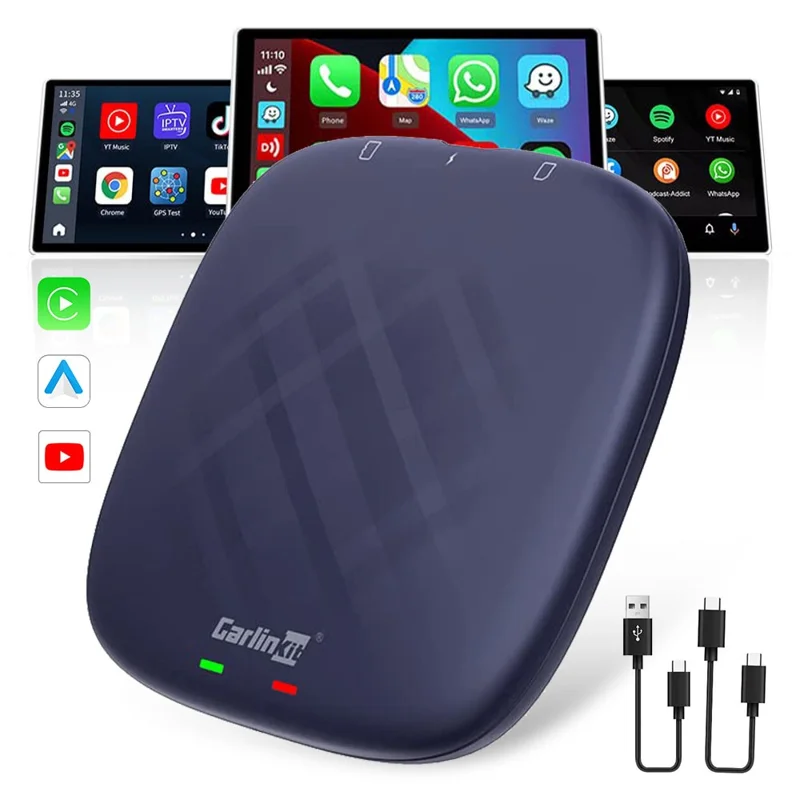 CARLINKIT CPC200-Tbox Plus 4+64G Carplay Android Auto Ai Box 8-Core 4G Wireless TV Box - US Version - 1